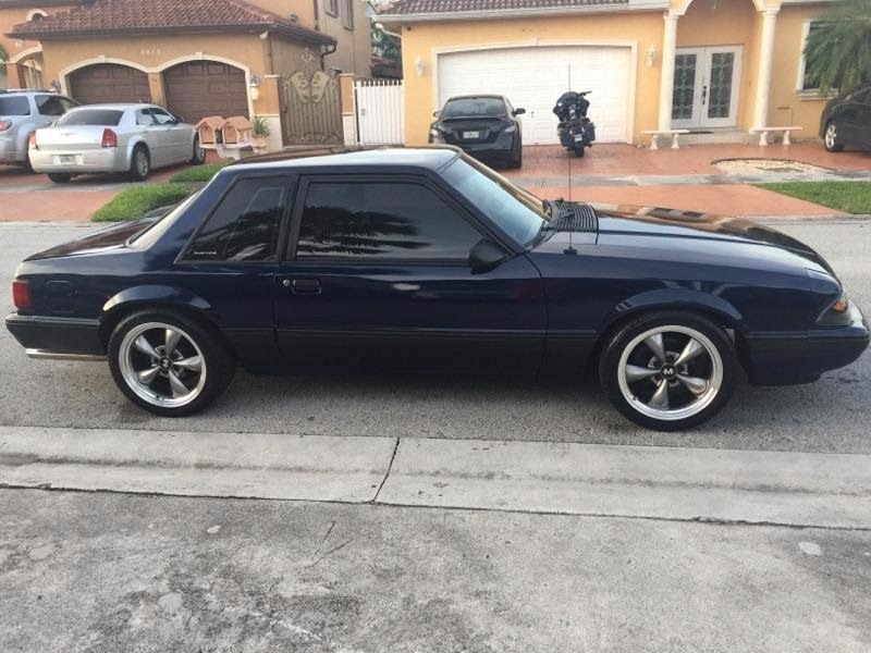 Used 1991 Ford Mustang -FOX BODY-NEW MIDNIGHT BLUE EXTERIOR- | Mundelein, IL