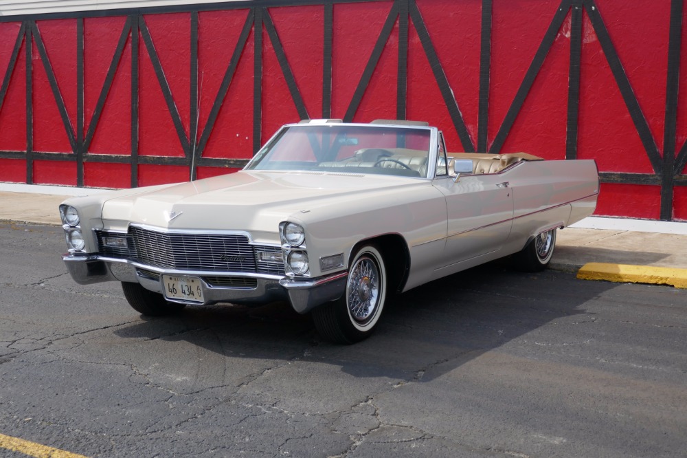 Used 1968 Cadillac DeVille -NEW PRICE-2 OWNER 17K ORIGINAL MILES- CLASSIC CONVERTIBLE CADDY-SEE VIDEO | Mundelein, IL