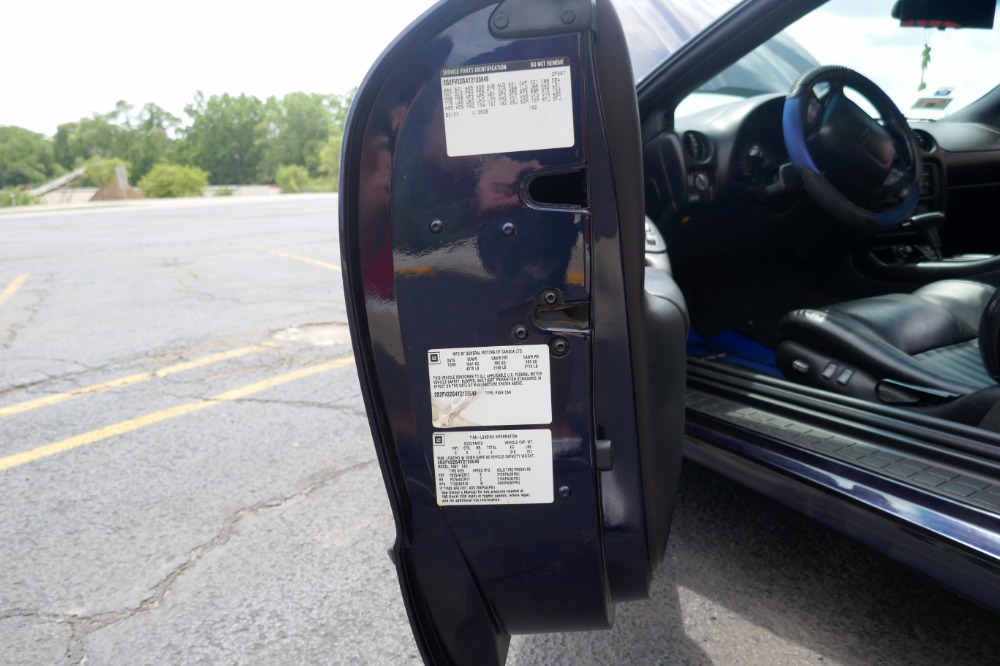 Used 2000 Pontiac Firebird -TRANS AM-WS6 RAM AIR-3 OWNER ORIGINAL 38500 MILES- MAINTAINED- SEE VIDEO | Mundelein, IL