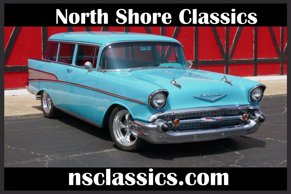 Used 1957 Chevrolet Bel Air 210 WAGON -RESTO MOD W/ BEL AIR TRIM & NOMAD INTERIOR-SEE VIDEO | Mundelein, IL