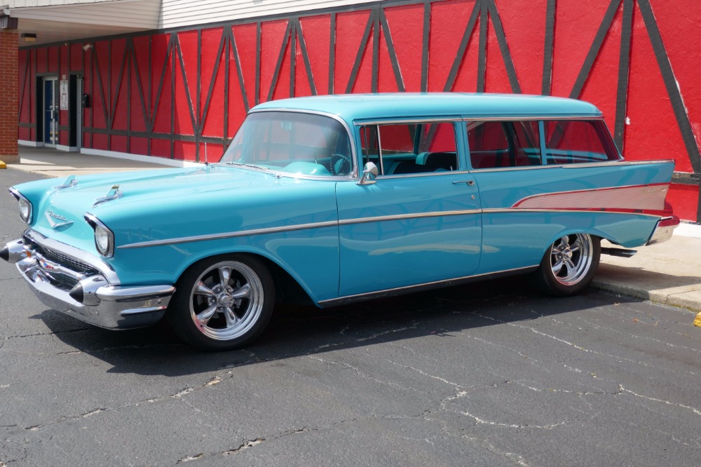 Used 1957 Chevrolet Bel Air 210 WAGON -RESTO MOD W/ BEL AIR TRIM & NOMAD INTERIOR-SEE VIDEO | Mundelein, IL