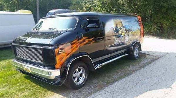 Used 1977 Chevrolet Van Custom G20 -ONE OF A KIND- 8 INCH CHOP TOP - PETE JACKSON GEAR DRIVE | Mundelein, IL
