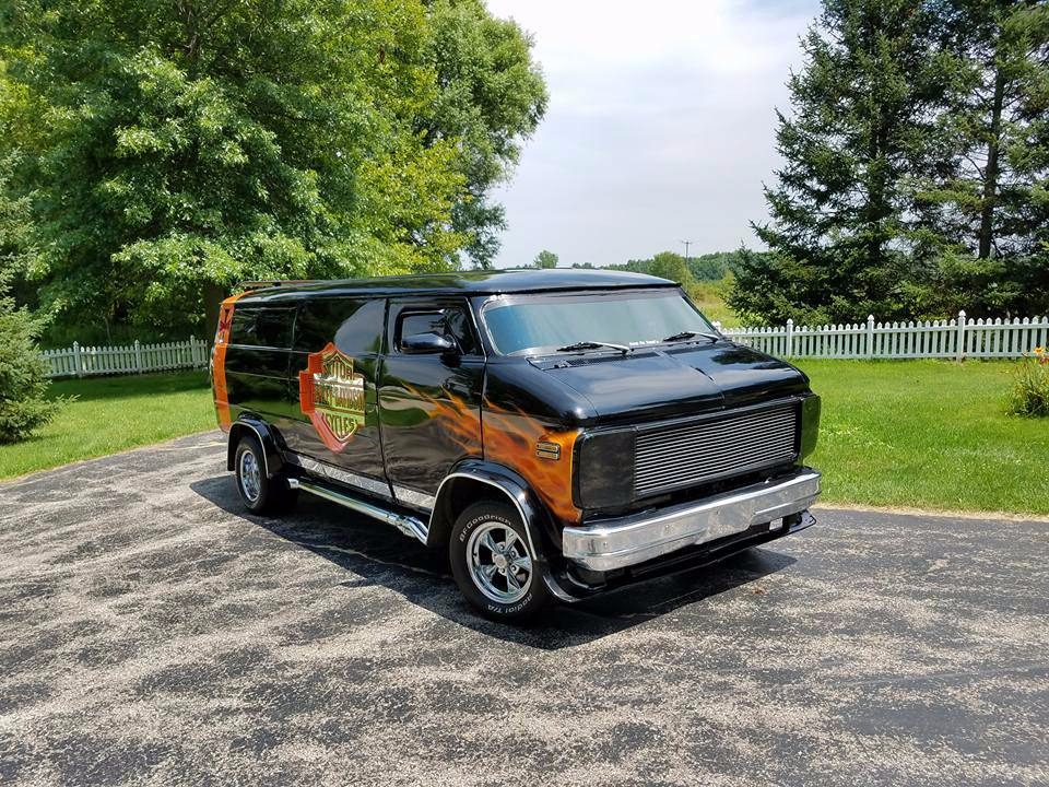 Used 1977 Chevrolet Van Custom G20 -ONE OF A KIND- 8 INCH CHOP TOP - PETE JACKSON GEAR DRIVE | Mundelein, IL