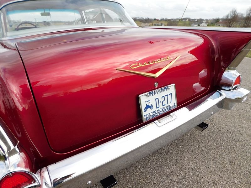 Used 1957 Chevrolet Bel Air/150/210 -BEAUTIFUL WINE BERRY 2-DOOR HARDTOP CLASSIC- | Mundelein, IL