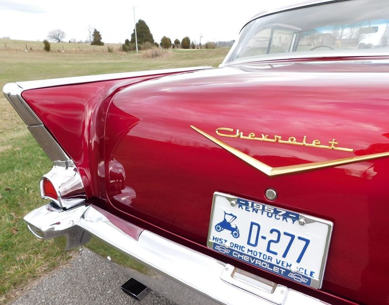 Used 1957 Chevrolet Bel Air/150/210 -BEAUTIFUL WINE BERRY 2-DOOR HARDTOP CLASSIC- | Mundelein, IL
