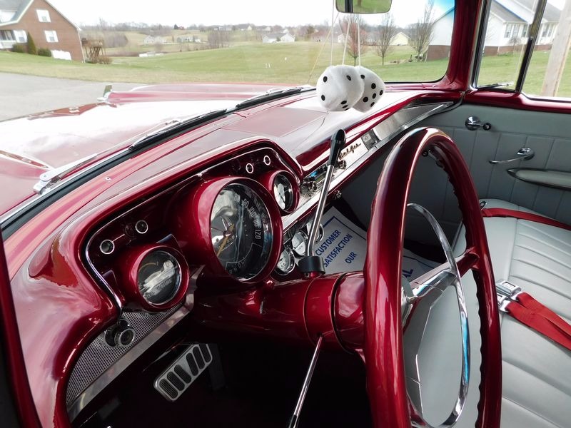 Used 1957 Chevrolet Bel Air/150/210 -BEAUTIFUL WINE BERRY 2-DOOR HARDTOP CLASSIC- | Mundelein, IL