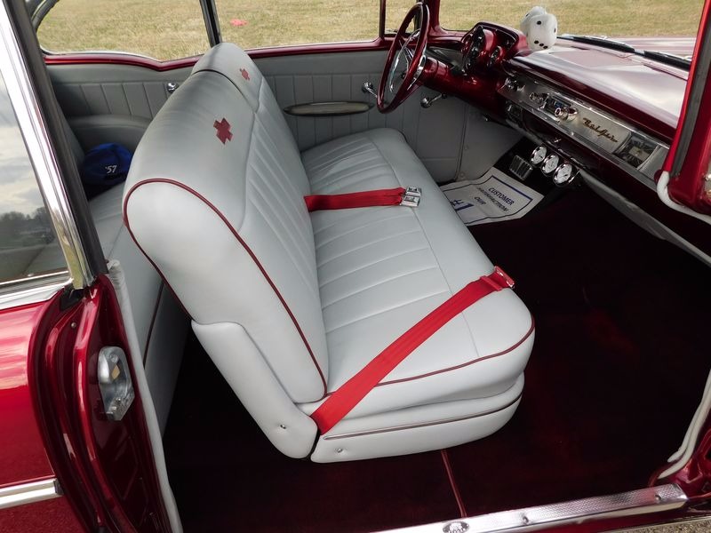Used 1957 Chevrolet Bel Air/150/210 -BEAUTIFUL WINE BERRY 2-DOOR HARDTOP CLASSIC- | Mundelein, IL