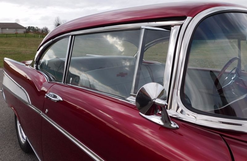 Used 1957 Chevrolet Bel Air/150/210 -BEAUTIFUL WINE BERRY 2-DOOR HARDTOP CLASSIC- | Mundelein, IL