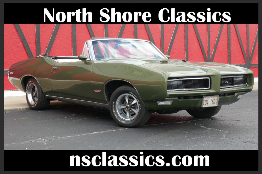 Used 1968 Pontiac GTO - CONVERTIBLE 242 - 400 V8 / 4SPEED MANUAL TRANS-SEE VIDEO | Mundelein, IL