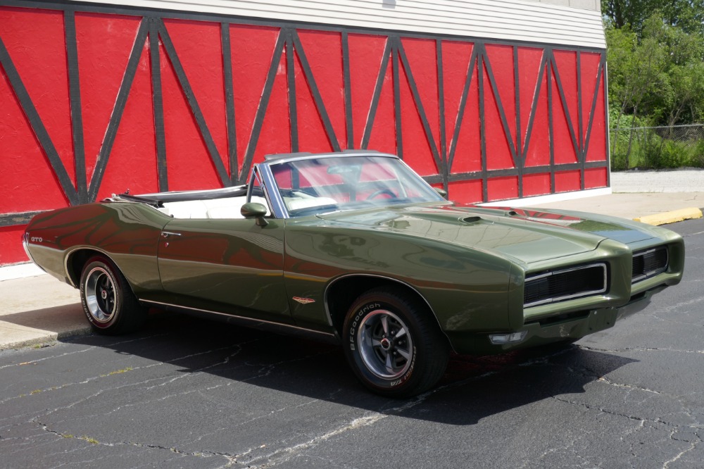 Used 1968 Pontiac GTO - CONVERTIBLE 242 - 400 V8 / 4SPEED MANUAL TRANS-SEE VIDEO | Mundelein, IL