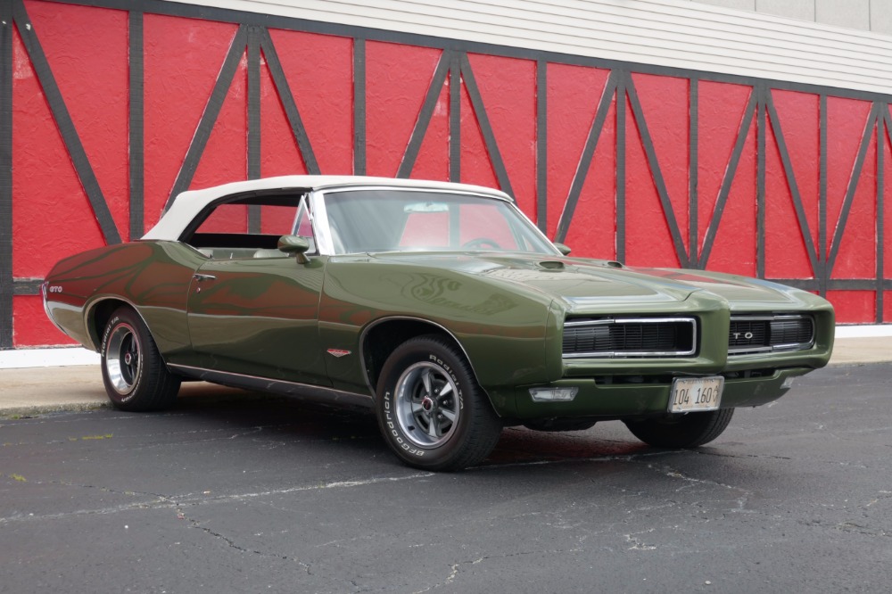 Used 1968 Pontiac GTO - CONVERTIBLE 242 - 400 V8 / 4SPEED MANUAL TRANS-SEE VIDEO | Mundelein, IL