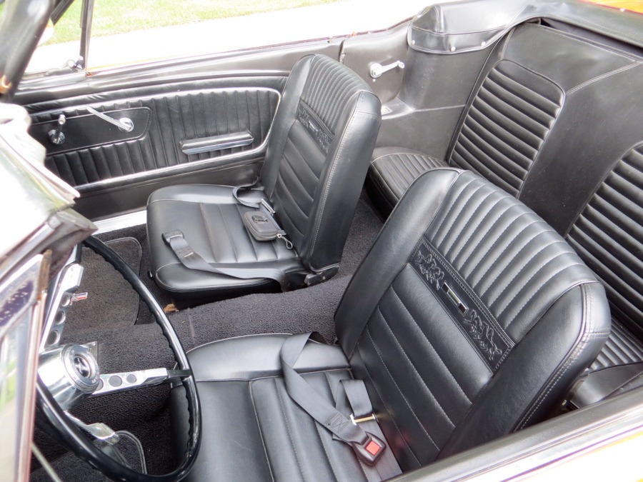 Used 1965 Ford Mustang -POPPY RED CONVERTIBLE PONY- NUMBERS MATCHING- | Mundelein, IL