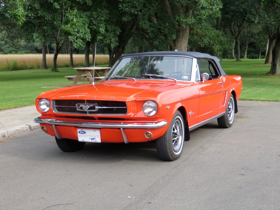 Used 1965 Ford Mustang -POPPY RED CONVERTIBLE PONY- NUMBERS MATCHING- | Mundelein, IL