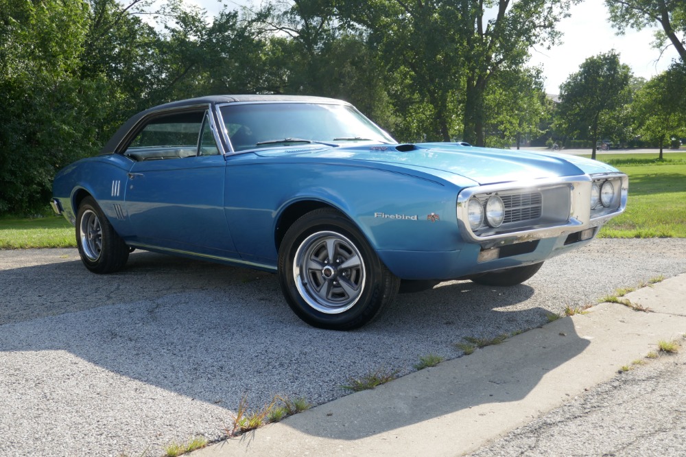 Used 1967 Pontiac Firebird -REAL F-1 CODE-V8 ENGINE WITH 4 SPEED TRANS-TYROL BLUE-SEE VIDEO | Mundelein, IL