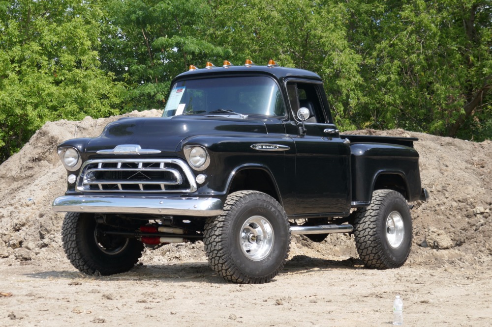 Used 1957 Chevrolet 3100 -FRAME OFF RESTORED-CUSTOM 4X4 STEPSIDE- SEE VIDEO...