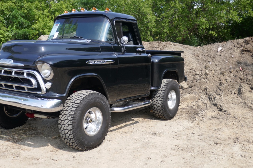 Used 1957 Chevrolet 3100 -FRAME OFF RESTORED-CUSTOM 4X4 STEPSIDE- SEE VIDEO | Mundelein, IL