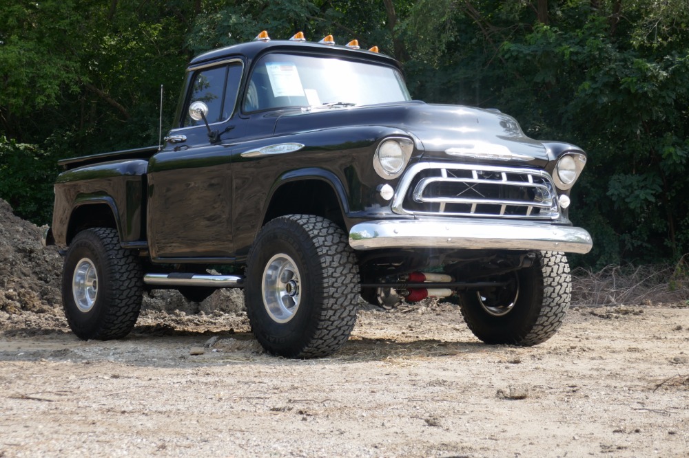 Used 1957 Chevrolet 3100 -FRAME OFF RESTORED-CUSTOM 4X4 STEPSIDE- SEE VIDEO | Mundelein, IL