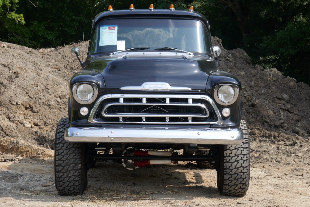 Used 1957 Chevrolet 3100 -FRAME OFF RESTORED-CUSTOM 4X4 STEPSIDE- SEE VIDEO | Mundelein, IL