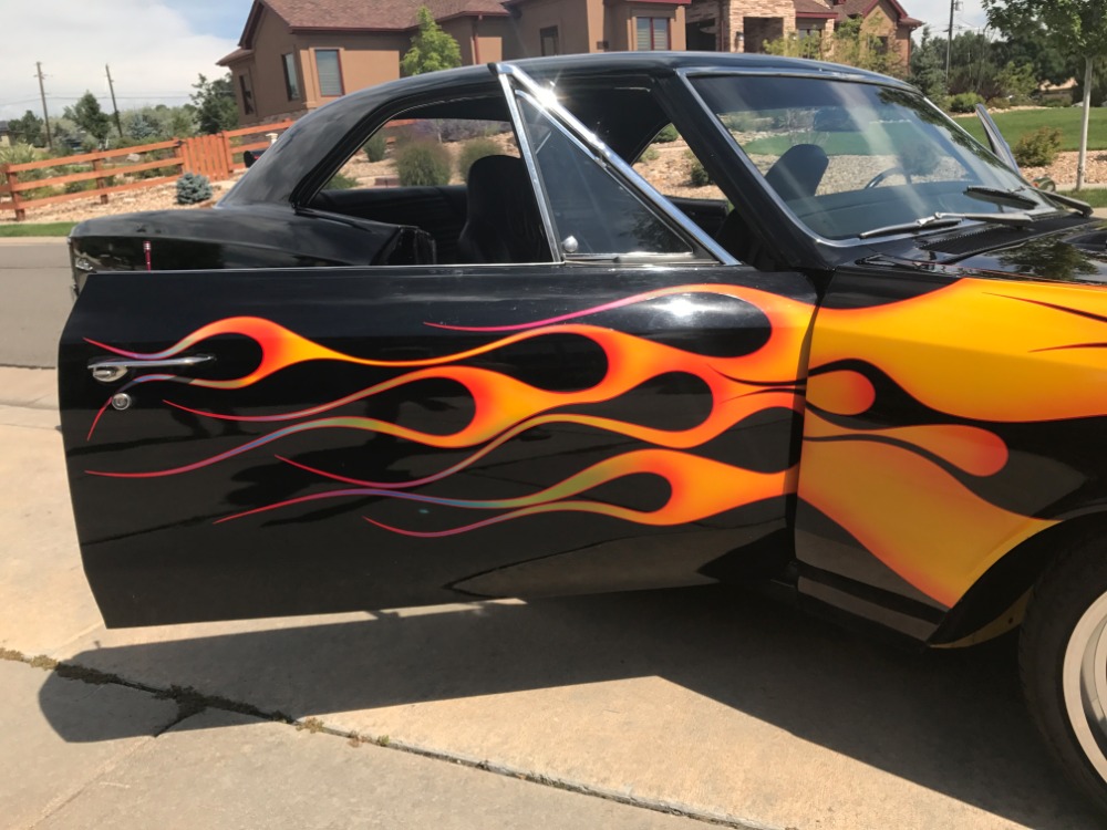 Used 1967 Chevrolet Chevelle -454-MANUAL 6 SPEED TRANS-CUSTOM FLAME PAINT JOB-SLICK CAR-SEE VIDEO | Mundelein, IL