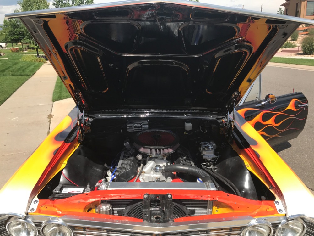 Used 1967 Chevrolet Chevelle -454-MANUAL 6 SPEED TRANS-CUSTOM FLAME PAINT JOB-SLICK CAR-SEE VIDEO | Mundelein, IL