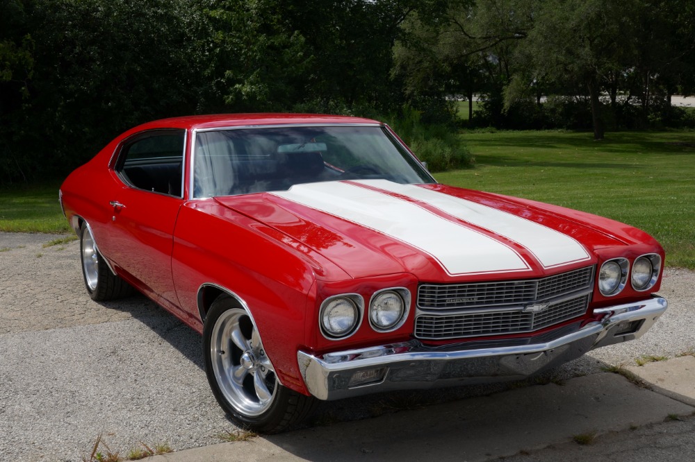 Used 1970 Chevrolet Chevelle -BIG BLOCK 454-NICE BRIGHT RED PAINT JOB-FROM THE WEST COAST-SEE VIDEO | Mundelein, IL