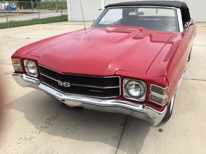 Used 1971 Chevrolet Chevelle CONVERTIBLE WITH NEW INTERIOR AND PAINT- FRESH 427 V8 / AUTO- | Mundelein, IL
