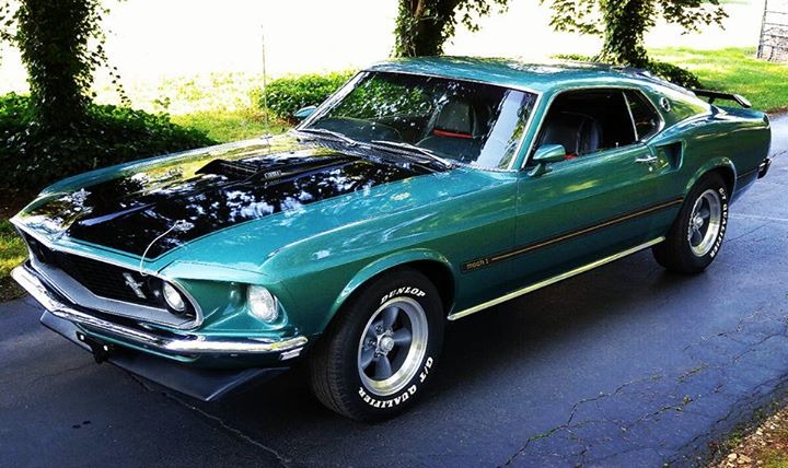 Used 1969 Ford Mustang - MACH 1- TRUE M-CODE SILVER JADE CLASSIC- | Mundelein, IL