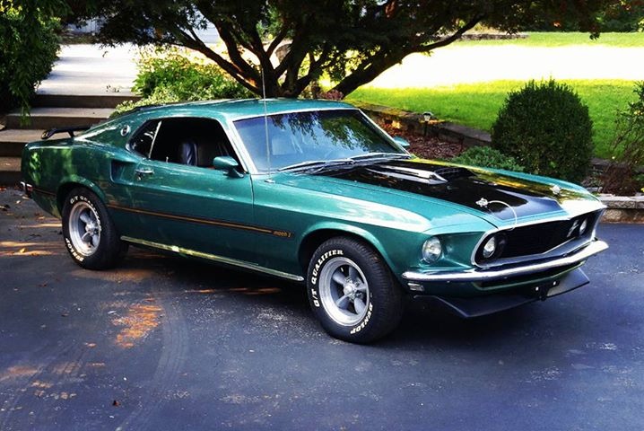 Used 1969 Ford Mustang - MACH 1- TRUE M-CODE SILVER JADE CLASSIC- | Mundelein, IL
