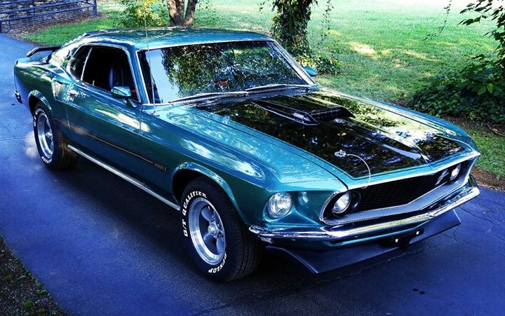 Used 1969 Ford Mustang - MACH 1- TRUE M-CODE SILVER JADE CLASSIC- | Mundelein, IL