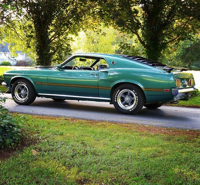 Used 1969 Ford Mustang - MACH 1- TRUE M-CODE SILVER JADE CLASSIC- | Mundelein, IL
