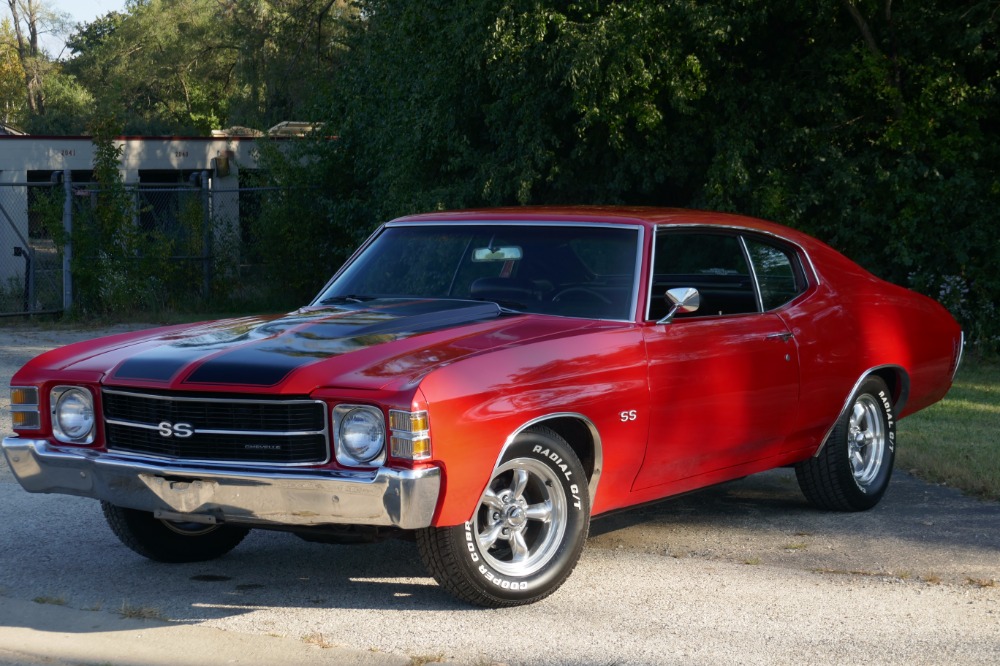 Used 1971 Chevrolet Chevelle -SS Trim NICE RED PAINT-GREAT RELIABLE MUSCLE CAR- SEE VIDEO | Mundelein, IL