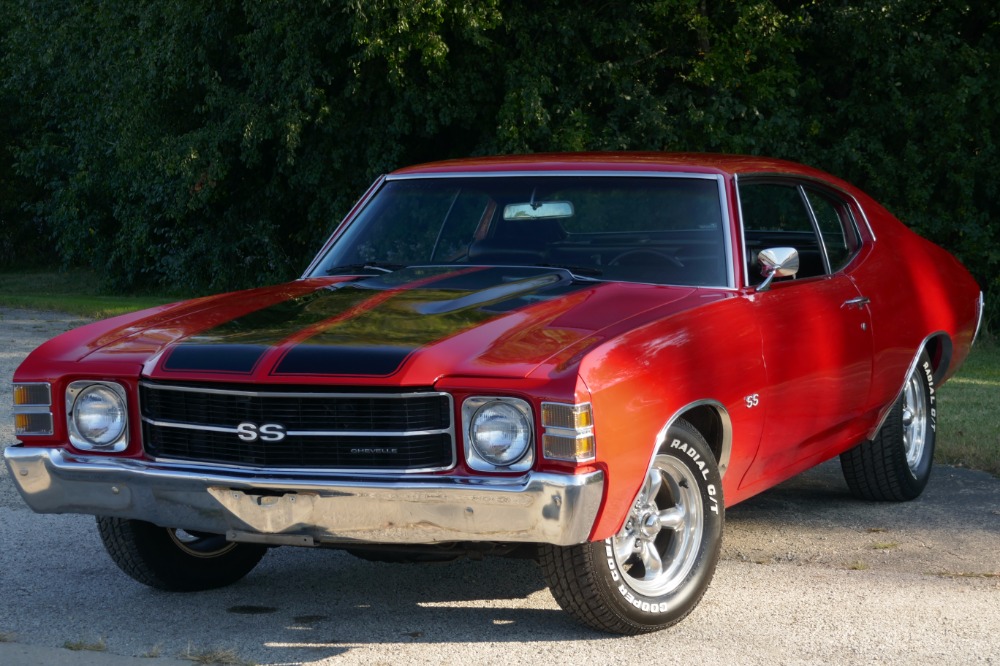 Used 1971 Chevrolet Chevelle -SS Trim NICE RED PAINT-GREAT RELIABLE MUSCLE CAR- SEE VIDEO | Mundelein, IL