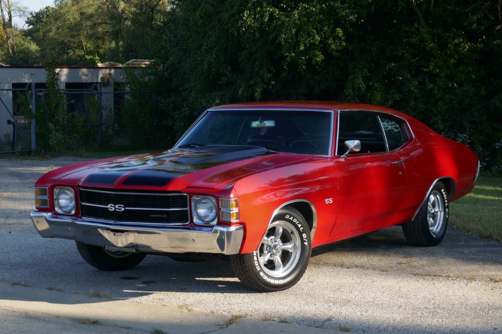 Used 1971 Chevrolet Chevelle -SS Trim NICE RED PAINT-GREAT RELIABLE MUSCLE CAR- SEE VIDEO | Mundelein, IL