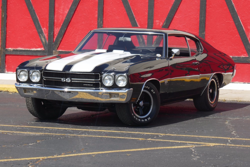 Used 1970 Chevrolet Chevelle -SS396-TUXEDO BLACK WITH 4 SPEED-SEE VIDEO | Mundelein, IL