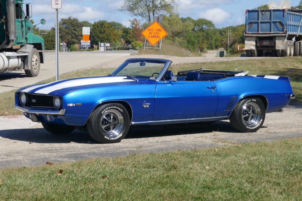 Used 1969 Chevrolet Camaro -PRICE DROP-SS- CONVERTIBLE- 350/ AUTOMATIC OVERDRIVE 700R4-SEE VIDEO | Mundelein, IL