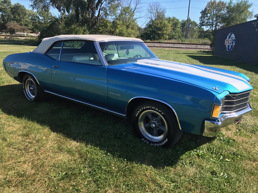 Used 1972 Chevrolet Chevelle -SUMMER FUN CONVERTIBLE-NEWER PAINT-GREAT COLOR COMBO-ENJOY- | Mundelein, IL