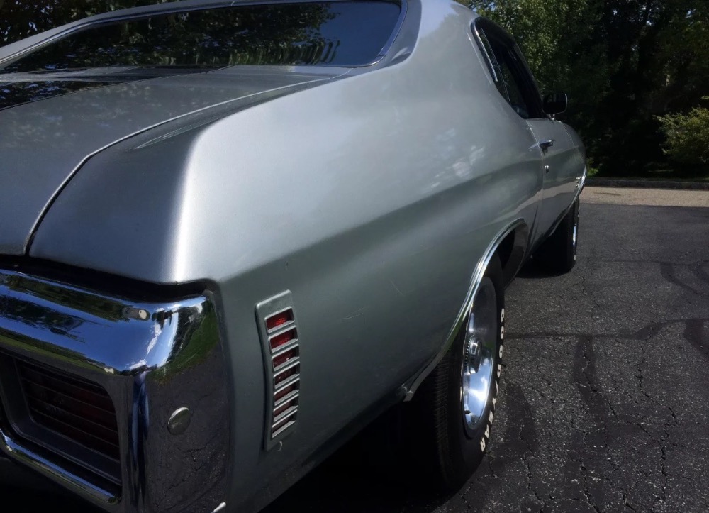 Used 1970 Chevrolet Chevelle -Cortez Silver-BIG BLOCK 396-Manual 4 speed and 12 bolt | Mundelein, IL