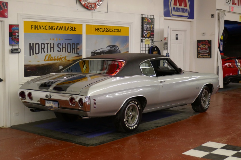 Used 1971 Chevrolet Chevelle -SS-CORTEZ SILVER-NUMBERS MATCHING-BIG BLOCK-4 SPD with AC- | Mundelein, IL