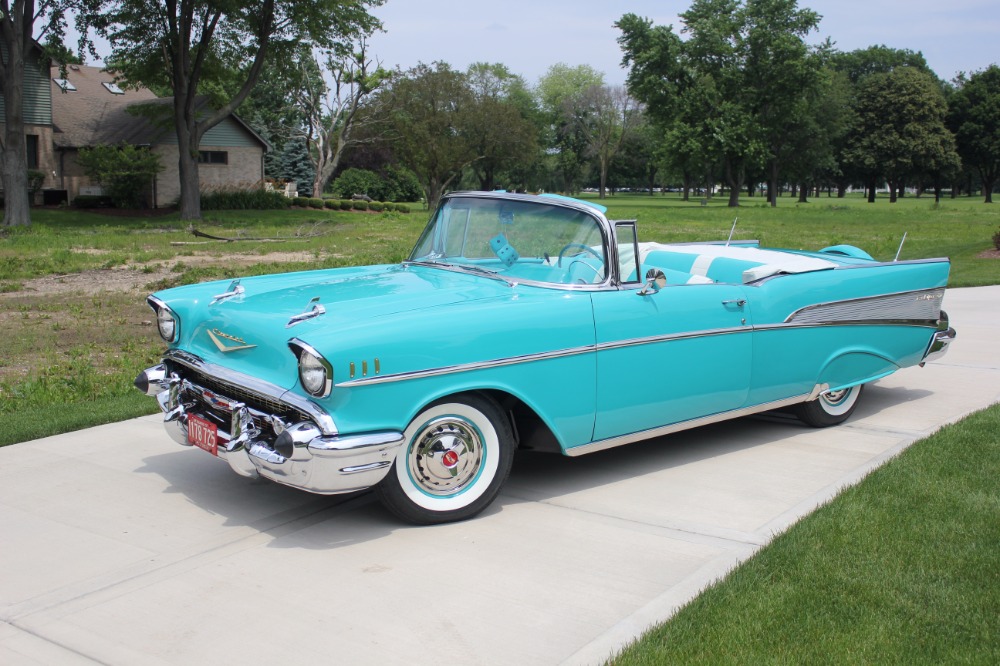 Used 1957 Chevrolet Bel Air -BEST IN THE COUNTRY-ORIGINAL HIGH END RESTORATION- SEE VIDEO | Mundelein, IL