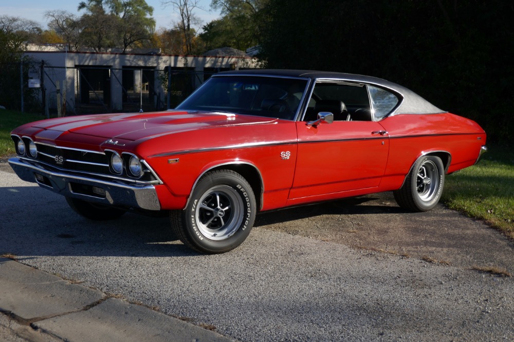 Used 1969 Chevrolet Chevelle -REAL SS 396-HUGGER ORANGE-WITH 4 SPEED- SEE VIDEO | Mundelein, IL