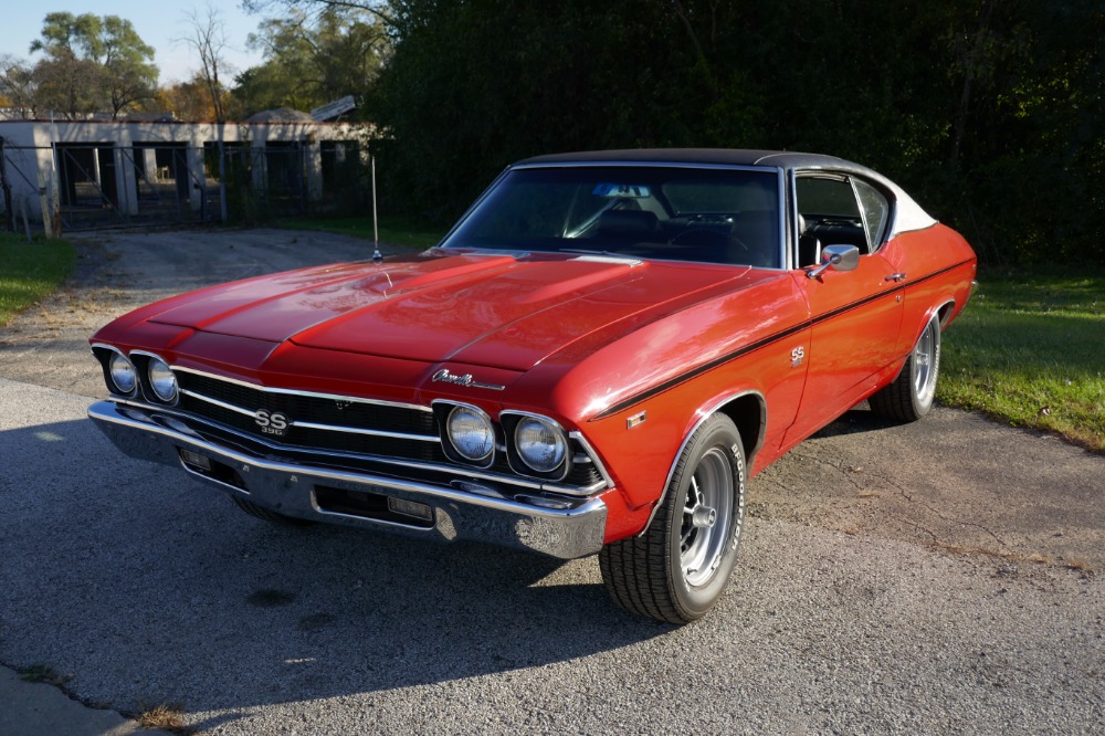 Used 1969 Chevrolet Chevelle -REAL SS 396-HUGGER ORANGE-WITH 4 SPEED- SEE VIDEO | Mundelein, IL