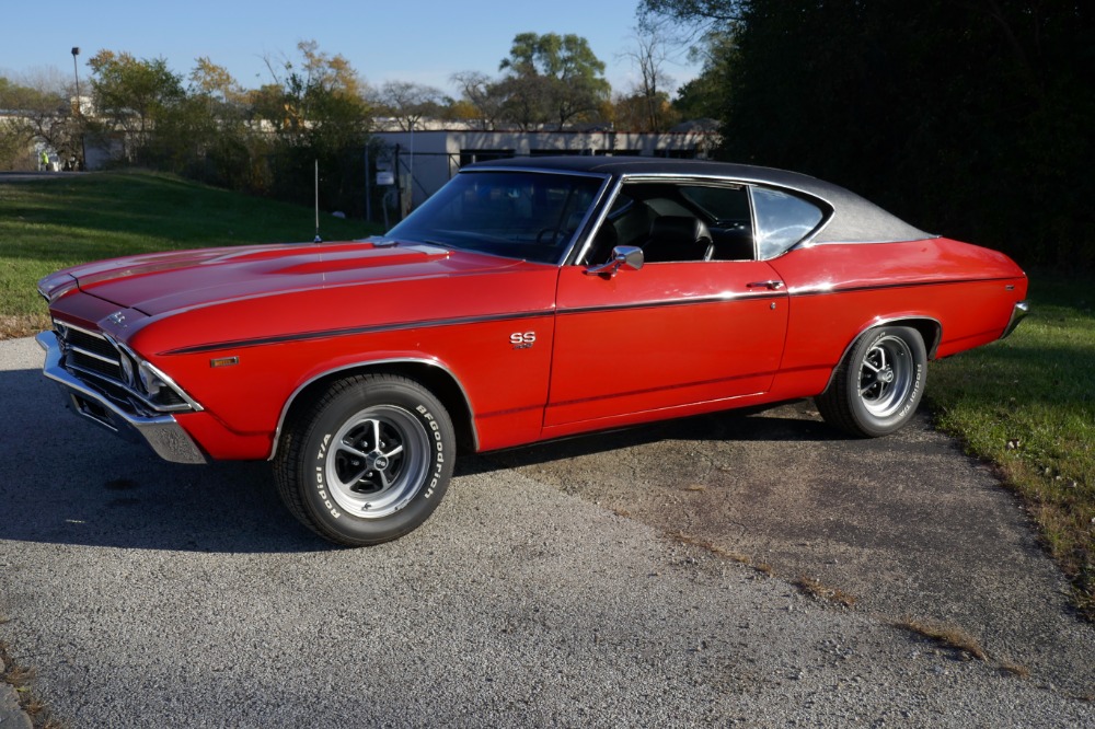 Used 1969 Chevrolet Chevelle -REAL SS 396-HUGGER ORANGE-WITH 4 SPEED- SEE VIDEO | Mundelein, IL