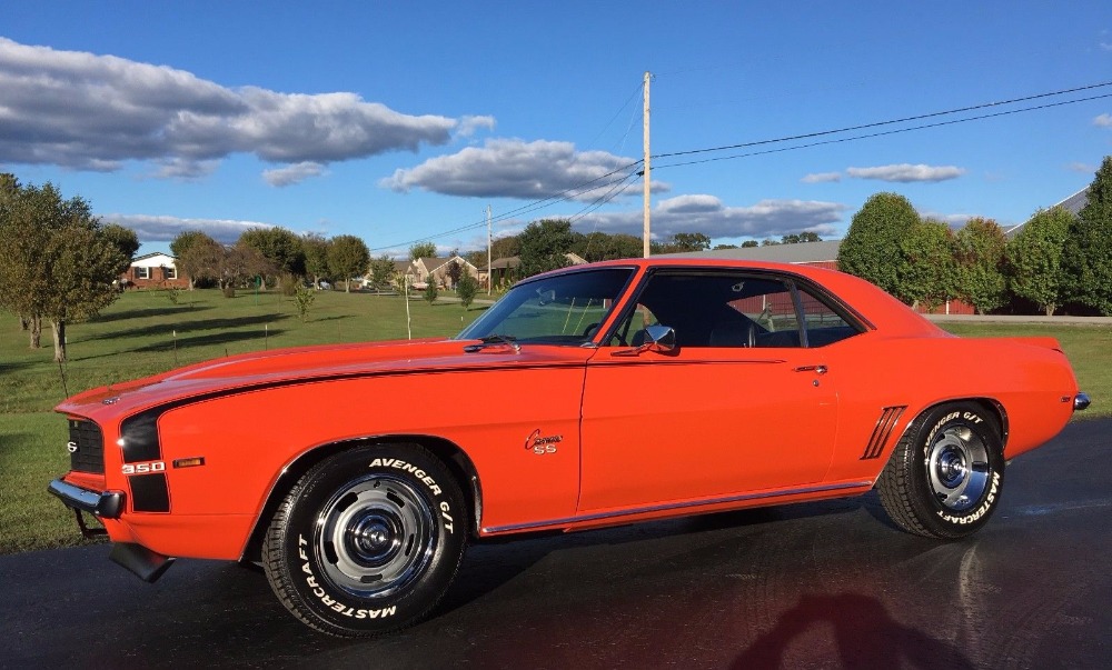 Chevrolet Camaro Black and Orange