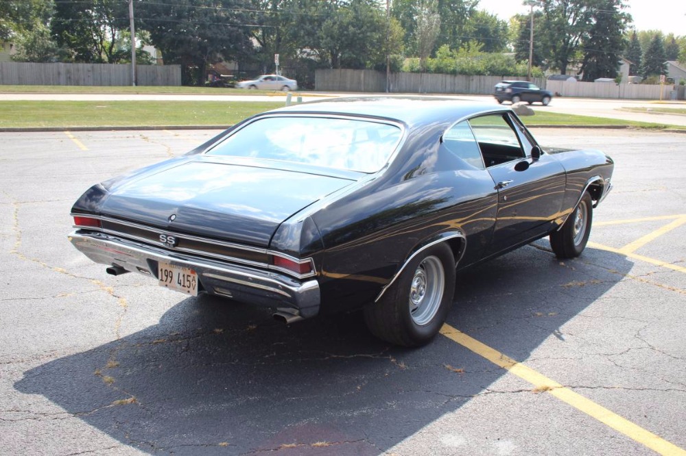 Used 1968 Chevrolet Chevelle -REAL SS396 WITH 4 SPEED AND 138 VIN- JET BLACK READY TO RUMBLE- | Mundelein, IL