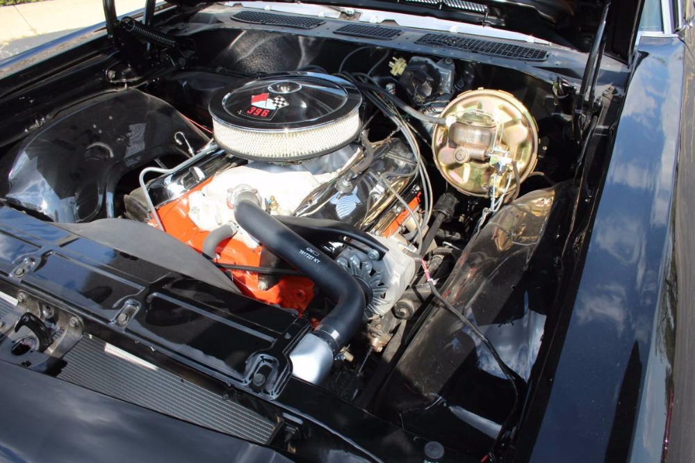 Used 1968 Chevrolet Chevelle -REAL SS396 WITH 4 SPEED AND 138 VIN- JET BLACK READY TO RUMBLE- | Mundelein, IL