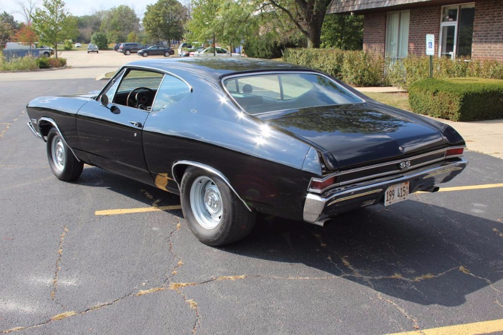 Used 1968 Chevrolet Chevelle -REAL SS396 WITH 4 SPEED AND 138 VIN- JET BLACK READY TO RUMBLE- | Mundelein, IL