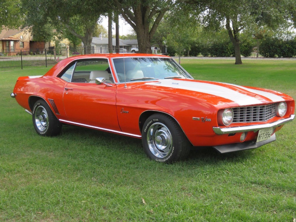 Used 1969 Chevrolet Camaro - Z/28 TRIM - 4 SPEED - HUGGER ORANGE ROTISSERIE RESTORATION - SEE VIDEO | Mundelein, IL