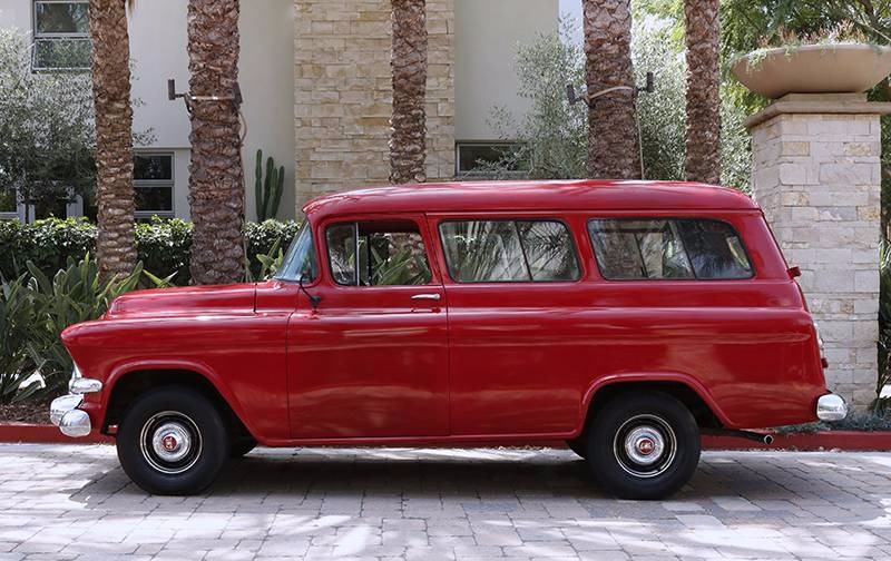 Used 1956 GMC Suburban -DELUXE 100 SERIES-CALIFORNIA CLASSIC-WITH LOW MILES-RESTORED CONDITION- | Mundelein, IL