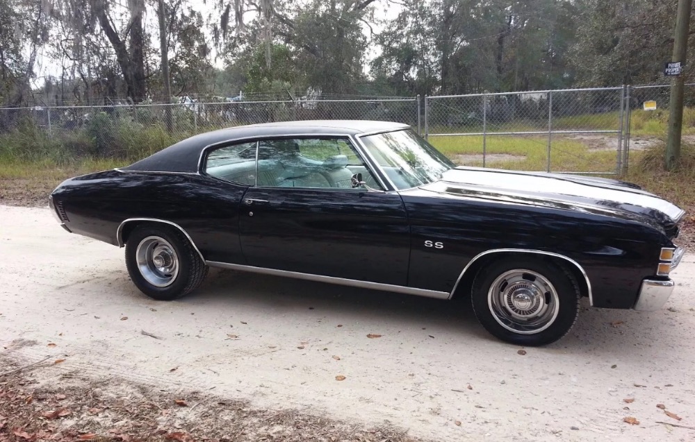 Used 1971 Chevrolet Chevelle -TUXEDO BLACK-VERY CLEAN WITH LOW MILES- | Mundelein, IL