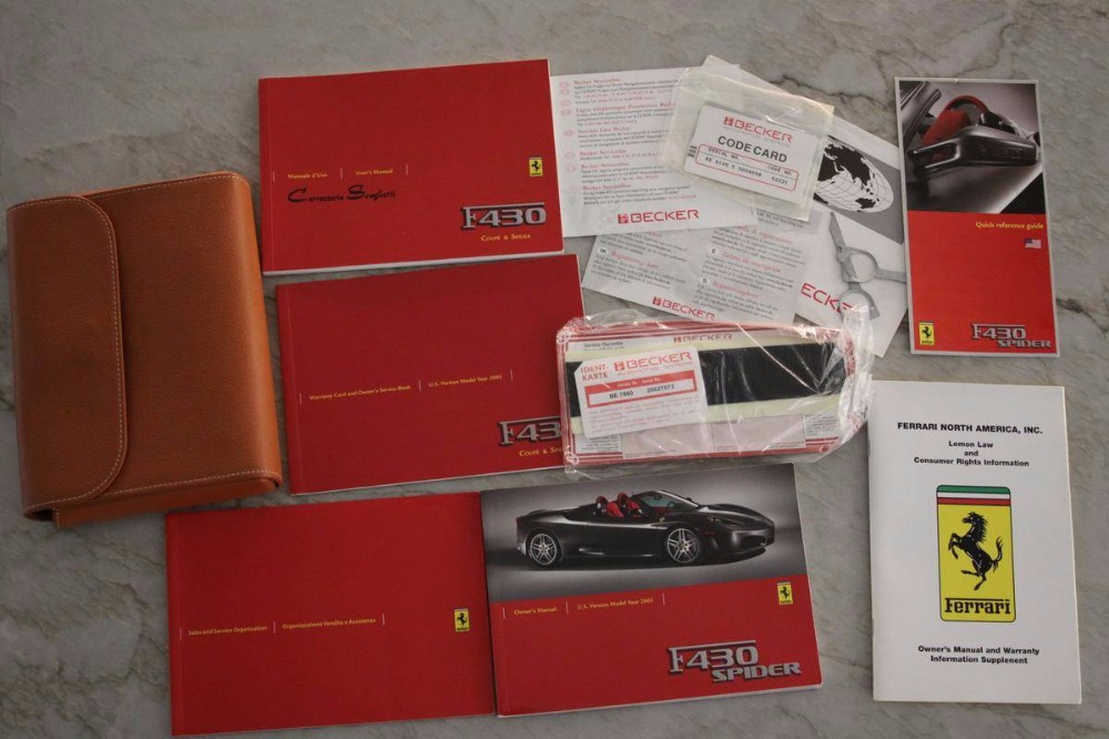Used 2005 Ferrari 430 -Spider in Rosso Scuderia (Ferrari racing red) | Mundelein, IL